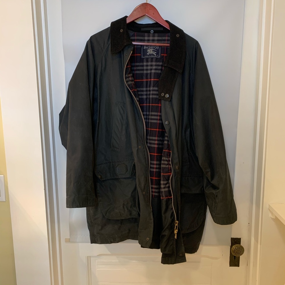 Burberry wax hunting jacket